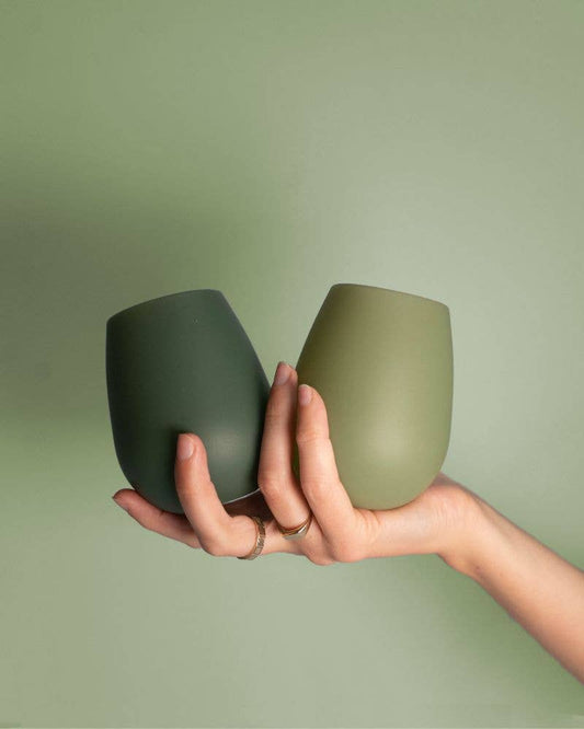 Sage + Olive | Fegg | Silicone Unbreakable Glasses