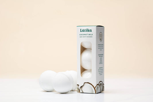 Latika Beauty - Mini Bath Bombs - Coconut Milk